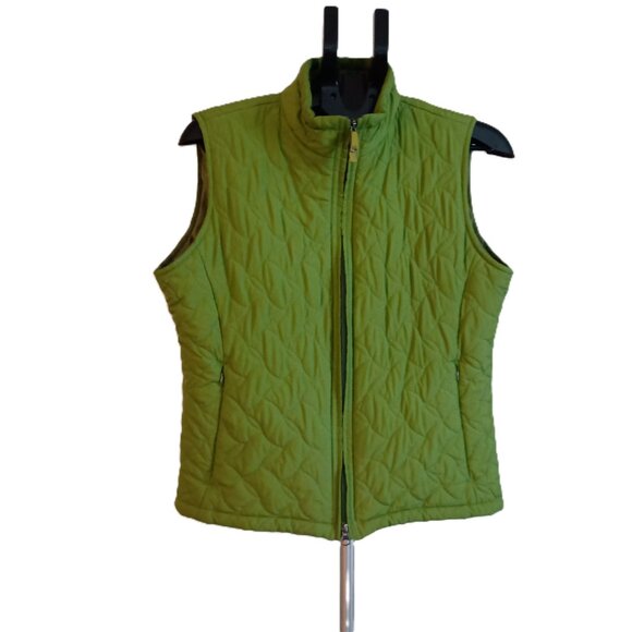 Royal Robbins Green Packable Quilted Outdoor Cottagecore Vest Women’s L - Large - Picture 2 of 16